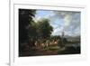 Napoleon and Members of His Court on a Stag Hunt, 1806-Arnold Boonen-Framed Giclee Print