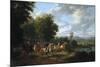 Napoleon and Members of His Court on a Stag Hunt, 1806-Arnold Boonen-Mounted Giclee Print