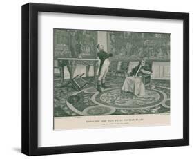 Napoleon and Pius VII at Fontainebleau-Jean Paul Laurens-Framed Giclee Print