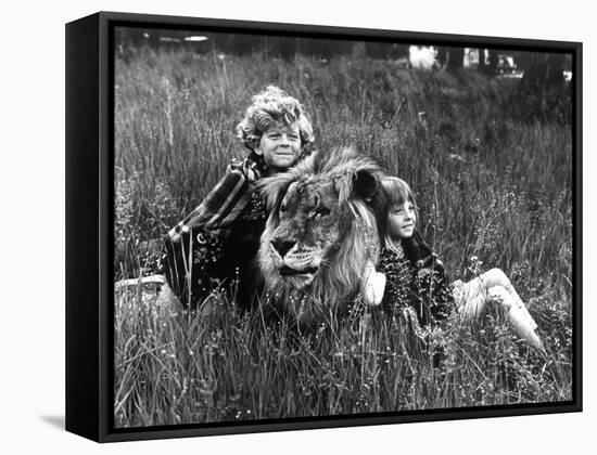 Napoleon and Samantha Avec Johnny Whitaker Et Jodie Foster 1972-null-Framed Stretched Canvas