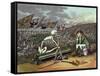 Napoleon and Skeleton, 18th-Thomas Rowlandson-Framed Stretched Canvas