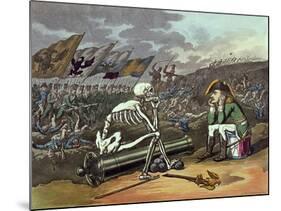 Napoleon and Skeleton, 18th-Thomas Rowlandson-Mounted Giclee Print