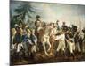 Napoleon and the Bavarian and Wurttemberg Troops in Abensberg, 20th April 1809-Jean Baptiste Debret-Mounted Giclee Print