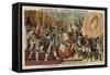 Napoleon and the Distribution of the Eagle Standards, 1804-null-Framed Stretched Canvas