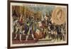 Napoleon and the Distribution of the Eagle Standards, 1804-null-Framed Giclee Print