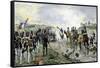 Napoleon and the Old Guard Before the Battle of Waterloo, c.1815-null-Framed Stretched Canvas