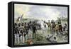 Napoleon and the Old Guard Before the Battle of Waterloo, c.1815-null-Framed Stretched Canvas