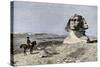 Napoleon and the Sphinx at the Time of the French Invasion of Egypt, c.1798-null-Stretched Canvas
