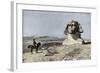 Napoleon and the Sphinx at the Time of the French Invasion of Egypt, c.1798-null-Framed Giclee Print