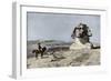 Napoleon and the Sphinx at the Time of the French Invasion of Egypt, c.1798-null-Framed Giclee Print