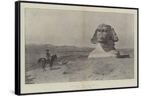 Napoleon and the Sphinx-Jean Leon Gerome-Framed Stretched Canvas