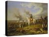 Napoleon Approaching Regensburg, 1840-Albrecht Adam-Stretched Canvas