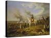 Napoleon Approaching Regensburg, 1840-Albrecht Adam-Stretched Canvas