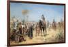 Napoleon Arriving at an Egyptian Oasis-Robert Alexander Hillingford-Framed Giclee Print