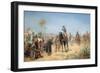 Napoleon Arriving at an Egyptian Oasis-Robert Alexander Hillingford-Framed Giclee Print