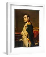 Napoleon as Emperor in His Study Circa 1807-null-Framed Photographic Print