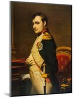 Napoleon as Emperor in His Study Circa 1807-null-Mounted Photographic Print