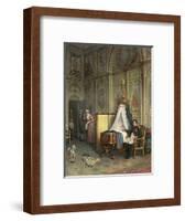 Napoleon as Father-Albert Pierre Dawant-Framed Art Print