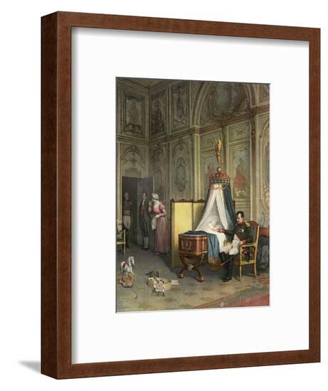 Napoleon as Father-Albert Pierre Dawant-Framed Art Print