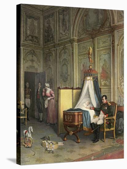 Napoleon as Father-Albert Pierre Dawant-Stretched Canvas