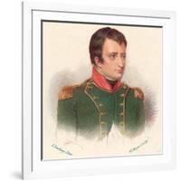 Napoleon as General-In-Chief in Italy Circa 1796-Jean-Baptiste Isabey-Framed Art Print