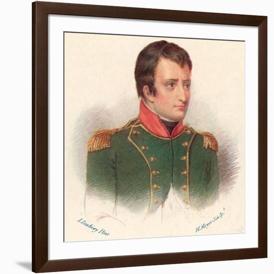 Napoleon as General-In-Chief in Italy Circa 1796-Jean-Baptiste Isabey-Framed Art Print