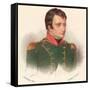Napoleon as General-In-Chief in Italy Circa 1796-Jean-Baptiste Isabey-Framed Stretched Canvas