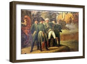 Napoleon at a Hunt in the Compiegne Forest, 1811-Antoine Charles Horace Vernet-Framed Giclee Print