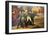 Napoleon at a Hunt in the Compiegne Forest, 1811-Antoine Charles Horace Vernet-Framed Giclee Print