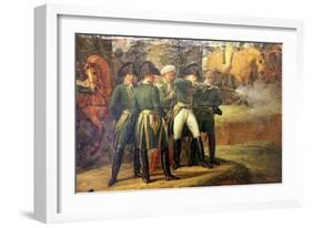 Napoleon at a Hunt in the Compiegne Forest, 1811-Antoine Charles Horace Vernet-Framed Giclee Print