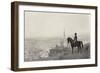 Napoleon at Cairo During His Egyptian Campaign Goes out Riding All by Himself and Stops-null-Framed Art Print