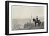 Napoleon at Cairo During His Egyptian Campaign Goes out Riding All by Himself and Stops-null-Framed Art Print