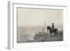 Napoleon at Cairo During His Egyptian Campaign Goes out Riding All by Himself and Stops-null-Framed Art Print