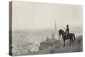 Napoleon at Cairo During His Egyptian Campaign Goes out Riding All by Himself and Stops-null-Stretched Canvas