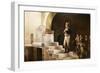 Napoleon at Charlemagne's Throne '98-Henri-Paul Motte-Framed Giclee Print