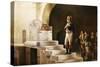 Napoleon at Charlemagne's Throne '98-Henri-Paul Motte-Stretched Canvas