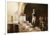 Napoleon at Charlemagne's Throne '98-Henri-Paul Motte-Framed Giclee Print