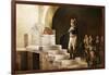 Napoleon at Charlemagne's Throne '98-Henri-Paul Motte-Framed Giclee Print