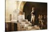 Napoleon at Charlemagne's Throne '98-Henri-Paul Motte-Stretched Canvas
