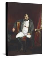 Napoleon at Fontainebleau During the First Abdication - April 1814-Paul Delaroche-Stretched Canvas