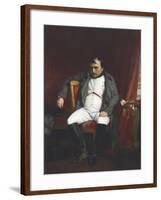 Napoleon at Fontainebleau During the First Abdication - April 1814-Paul Delaroche-Framed Giclee Print