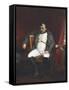 Napoleon at Fontainebleau During the First Abdication-Paul Delaroche-Framed Stretched Canvas