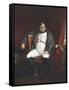 Napoleon at Fontainebleau During the First Abdication-Paul Delaroche-Framed Stretched Canvas
