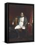 Napoleon at Fontainebleau During the First Abdication-Paul Delaroche-Framed Stretched Canvas