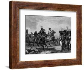 Napoleon at Jena-Horace Vernet-Framed Art Print