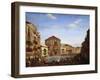 Napoleon at Regatta in Venice, December 2, 1807-Giuseppe Borsato-Framed Giclee Print