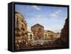 Napoleon at Regatta in Venice, December 2, 1807-Giuseppe Borsato-Framed Stretched Canvas