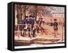 Napoleon at School-null-Framed Stretched Canvas