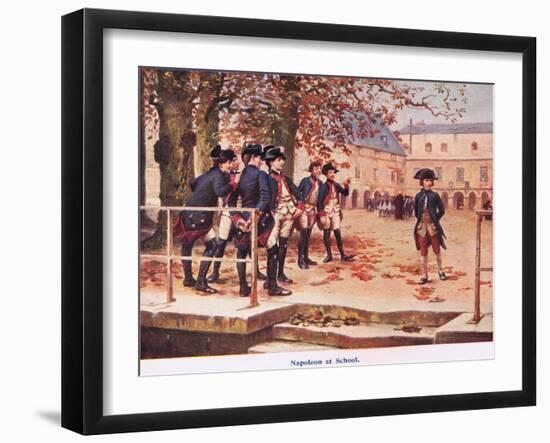 Napoleon at School-null-Framed Giclee Print