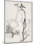 Napoleon at St Helena, Based on a Drawing of an English Officer, July 24, 1820. 19th Century-null-Mounted Giclee Print